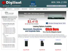Tablet Screenshot of digiliant.com